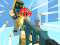 Cluiche Blockapolypse: shooter zombie ar líne
