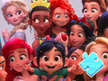 Cluiche Puzal Jigsaw: Grianghraf Teaghlaigh Disney Princess  ar líne