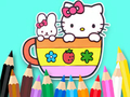 Cluiche Leabhar Dathúcháin: Kitty Cup  ar líne