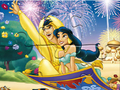 Cluiche Cluiche Líne Puzal Jigsaw: Lampa As Aladdin  ar líne