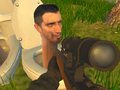 Cluiche Sniper vs Scibidi Leithris  ar líne