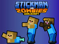 Cluiche Cluiche Líne Stickman vs Zombies WorldCraft  ar líne