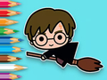 Cluiche Leabhar Dathúcháin: Flying Potter  ar líne
