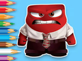 Cluiche Leabhar Dathúcháin: Inside Out Angry  ar líne