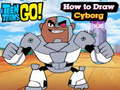 Cluiche Titans Déagóirí Téigh! Conas Cyborg a tharraingt  ar líne