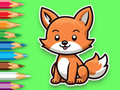Cluiche Leabhar Dathúcháin: Baby Fox  ar líne