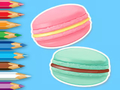 Cluiche Leabhar Dathúcháin: Macaron  ar líne