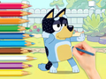 Cluiche Leabhar Dathúcháin: Bluey Agus Bingo  ar líne