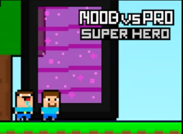 Cluiche Noob vs Pro Super Laoch  ar líne