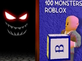 Cluiche Cluiche 100 Monsters Roblox  ar líne