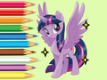 Cluiche Leabhar Dathúcháin: Twilight Sparkle  ar líne