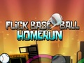 Cluiche Flick Baseball Super Homerun ar líne