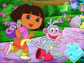 Cluiche Puzal Jigsaw: Dora The Explorer  ar líne