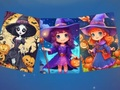 Cluiche Puzal Jigsaw Spooky Oíche Shamhna  ar líne