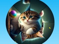 Cluiche Puzal Jigsaw Babhta Pictiúir a bhailiú le kittens gleoite  ar líne