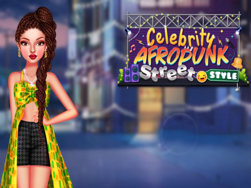 Cluiche Stíl Sráid Celebrity Afropunk Street ar líne