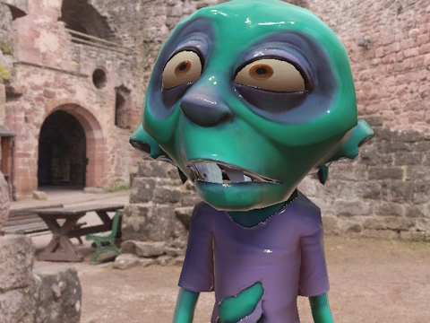 Cluiche Aghaidheanna Greannmhar: Zombies  ar líne