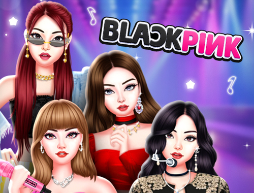 Cluiche Blackpink Dubh Dé hAoine Fiabhras  ar líne