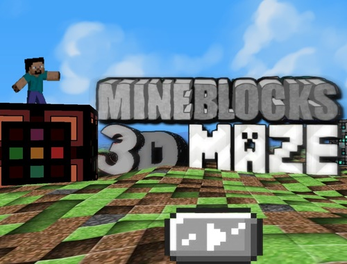 Cluiche Cluiche MineBlocks 3D Maze  ar líne