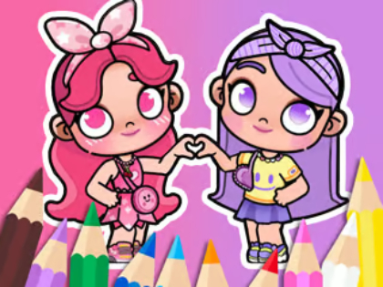 Cluiche Leabhar Dathúcháin: BFF In Avatar World  ar líne
