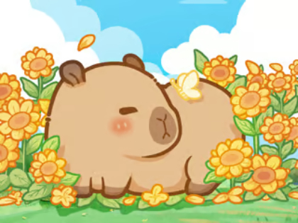 Cluiche Puzal Jigsaw: Capybara i Lusanna Gréine  ar líne