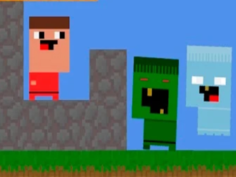 Cluiche Tógann Nubiks cosaint vs zombies  ar líne