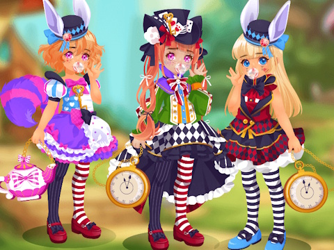 Cluiche Cluiche Líne Kiddo In Wonderland  ar líne