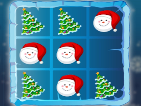 Cluiche Nollag Madra Tac Toe  ar líne