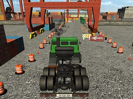 Cluiche Drift Truck Trom Agus Tiomáint  ar líne