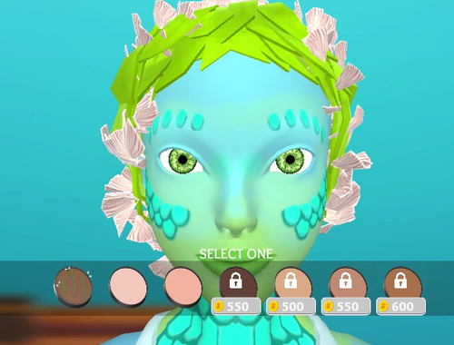 Cluiche Cluiche Monster Makeup 3D ar líne  ar líne