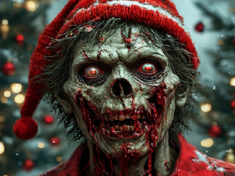 Cluiche Cluiche Zombie Nollag Jigsaw  ar líne