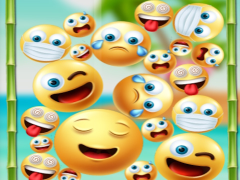 Cluiche Emoji blush ar líne