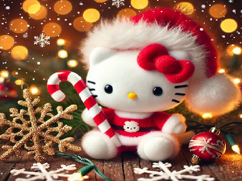 Cluiche Cluiche Líne Hello Kitty Puzal Nollag  ar líne