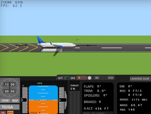 Cluiche Insamhlóir Eitilte 737-800  ar líne