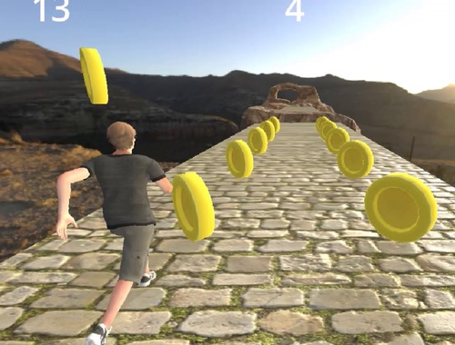 Cluiche Tiománaí 3D runner  ar líne