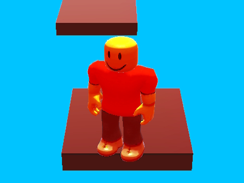 Cluiche Roblox obby: Amháin Suas  ar líne