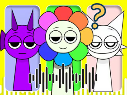 Cluiche Tráth na gCeist do Pháistí: Sprunki Incredibox Voice Riddle  ar líne