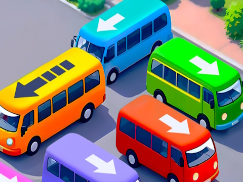 Cluiche Páirceáil Bus Amach  ar líne