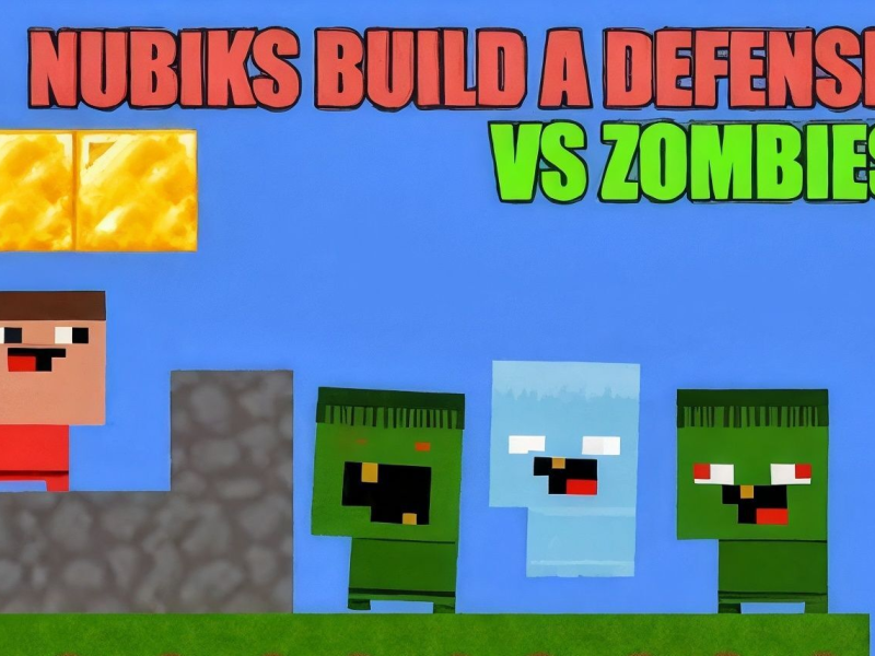 Cluiche Tógann Nubiks Cosaint i gcoinne Zombies  ar líne