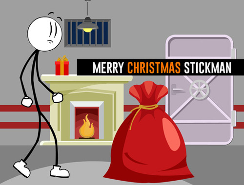 Cluiche Nollaig Shona Stickman  ar líne
