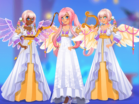 Cluiche Girly Angelic Éitear  ar líne