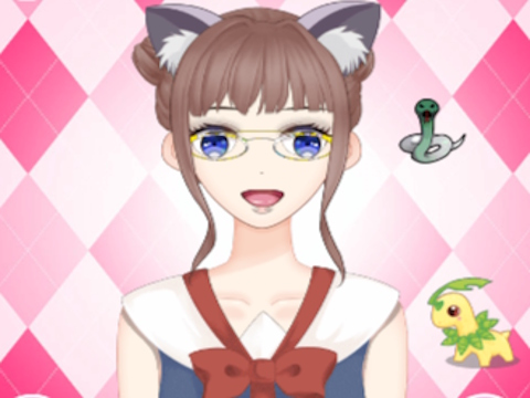 Cluiche Cluiche Líne Gleoite Anime Cailín gléasadh suas  ar líne