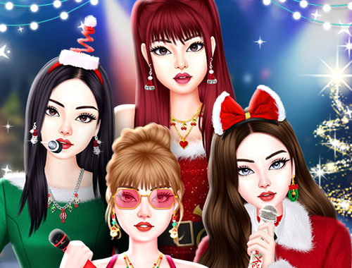 Cluiche Ceolchoirm na Nollag Black Pink  ar líne
