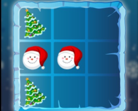 Cluiche Nollag Madra Tac Toe  ar líne