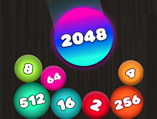 Cluiche 2048 Puzal: Ceangail na Liathróidí  ar líne