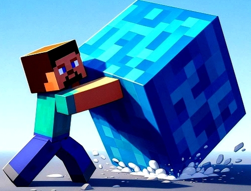 Cluiche Cluiche MineBlocks 3D Maze  ar líne