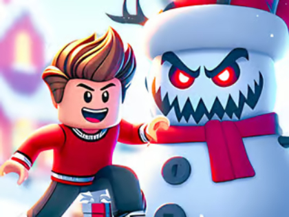 Cluiche Puzal Jigsaw: Roblox Snowball Battle  ar líne