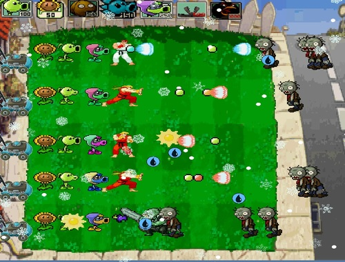 Cluiche Cluiche Sráid Trodaire vs Zombies  ar líne