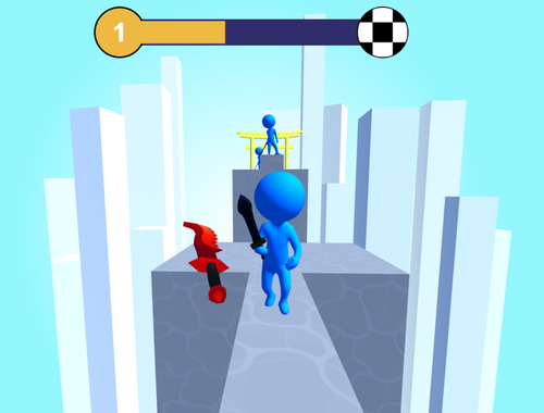 Cluiche Súgradh Sword! Ninja Slice Runner  ar líne