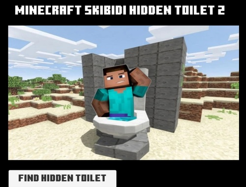 Cluiche Leithris Minicraft Skibidi i bhfolach 2  ar líne